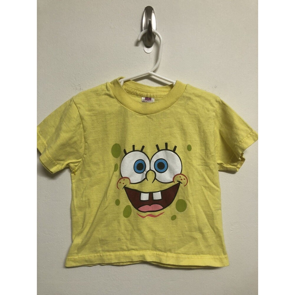 Vintage Underoos Child SpongeBob SquarePants Big Face T-Shirt Size Youth Small